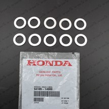 Genuine Honda Acura Oil Drain Plug Crush Washers 14MM 94109-14000 10 Pcs - £12.98 GBP