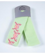 NWT MISS ATTITUDE SET OF 2 HEADBAND DANCING CRABS CRABBY &amp; SOLID LIME GR... - $5.41 CAD