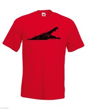 Mens T-Shirt Alligator with Open Mouth Design Crocodile Lovers Tshirt - $24.74