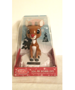 NEW Christmas Rudolph the Red Nose Reindeer Solar Bobblehead - $19.99