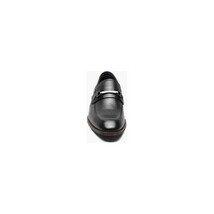 Stacy Adams Kaylor Moc Toe Bit Slip On Leather Dress Shoes Black 25572-001 image 3