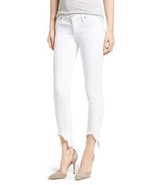 allbrand365 designer Womens Mid Rise Skinny Crop Jeans Size 27 Color White - £200.92 GBP