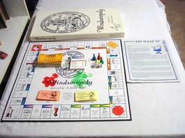 Windsoropoly Real Estate Board Game Windsor, Ct. 2000 Complete - $29.99