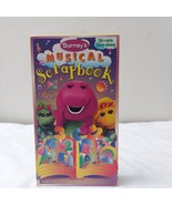 Barney &amp; Friends - Barney&#39;s Musical Scrapbook 1997 VHS Vintage Kid Show ... - £5.64 GBP