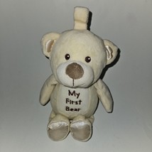 Kellytoy Cream Teddy My First Bear Rattle Plush 10&quot; Stuffed Baby Toy (no clip) - £9.24 GBP