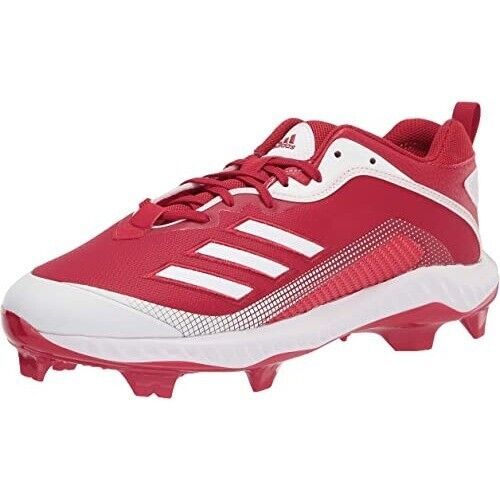 Primary image for adidas Men's FV9364 Ironskin Metal Baseball Cleat Red White Size 14