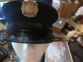 Vintage Wentworth  Head Master Fire Dept. Hat Fireman Comstock MI size  ... - $46.39