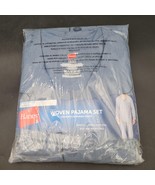 New Hanes Mens Woven Pajama 2PC Set Long Sleeve top  Long Leg Pant Size ... - $309.31 MXN