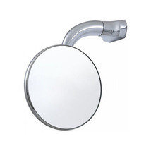3&quot; Chrome Curved Arm Peep Side Door Glass Mirror Outside Rear View Hot R... - £17.18 GBP