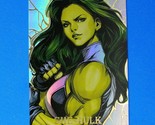 Marvel She-Hulk Rainbow Foil Holographic Trading Card B Character Figure... - $14.99