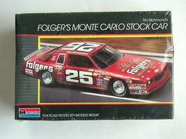 FACTORY SEALED Monogram Tim Richmond&#39;s #25 Folgers Monte Carlo Stock Car #2734 - £19.65 GBP