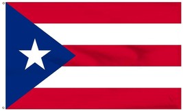 Puerto Rico Rican 3&#39; x 5&#39; Flag w/ Grommets to Hang Pride Country Soccer Banner - $9.99