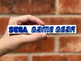 Sega Game Gear Logo Sign 3D Printed Retro Vintage Display Emblem Badge - $11.76