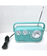 Studebaker SB2003 Retro Portable AM/FM Radio  AC/Battery Operated - Teal - $18.99