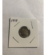 1918 FRANCE 50 centimes  silver  Coin VF - $5.51