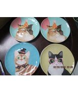 CATS COLLECTOR 4 PLATES PIER 1- 8.75" ^^ - $79.20