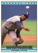 1992 Donruss #656 Ramon Martinez Los Angeles Dodgers Single - £1.36 GBP