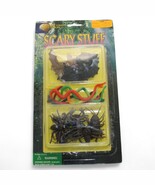 Vintage Scary Stuff Creature Set Toy Major B8426 Bats Spiders Snakes Sea... - $26.05 CAD