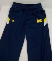 Adidas Track Pants Michigan Wolverines NCAA Navy Blue Men’s Medium - £31.85 GBP