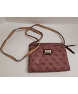 Guess Cheatin&#39; Heart Ladies Medium Brown Leather Wristlet Purse Bag SC48... - £34.99 GBP