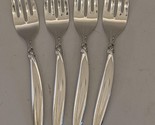 Lot 4 1847 Rogers Brothers Leilani Silverplate MCM Individual Salad Fork... - £12.52 GBP