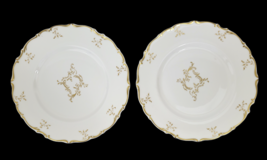 Royal Doulton Fine Bone China Monteigne Dinner Plate 10-1/2&quot; Pair - $34.39