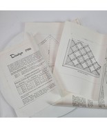 Vintage Antique Window Quilt Design 7196 Sewing Pieces &amp; Directions - £17.77 GBP