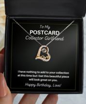 Postcard Collector Girlfriend Necklace Birthday Gifts - Love Pendant Jewelry  - £39.36 GBP