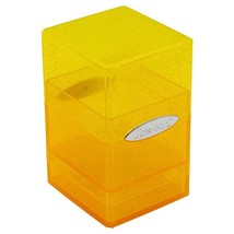 Ultra Pro Deck Box: Satin Tower: Glitter Yellow - £17.24 GBP
