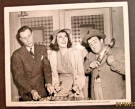 ABBOTT &amp; COSTELLO (OH CHARLIE) ORIG, 1941 MOVIE STILL WITH SNIPE - €118,91 EUR