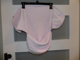 Blankets &amp; Beyond White/Pink Elephant Swaddle Bag for 0-3 Months Infant - $24.30