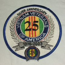Vietnam Veterans of America 25th Silver Anniversary Badge &amp; Pin, 1978-20... - $22.49