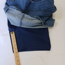 Lee Regular Fit Women’s Blue Mid-Rise Denim Skort Measured Waist 32" image 5