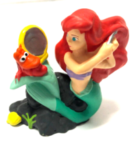 Disney The Little Mermaid Applause Ariel Sebastian 1 1/2&quot; PVC Cake Topper Figure - £3.87 GBP