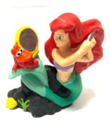 Disney The Little Mermaid Applause Ariel Sebastian 1 1/2&quot; PVC Cake Toppe... - $91.13 MXN