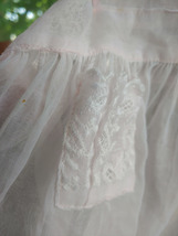 Pinafore Pink with White Lace Vintage image 2