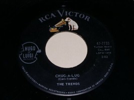 The Trends Chug A Lug The Beard 45 Rpm Record Vinyl Vintage RCA Label - £11.98 GBP