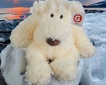 18&quot; Large GUND White Polar Teddy Bear Fuzzy Soft Plush NWT Super Soft Cu... - £16.15 GBP