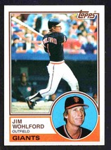 San Francisco Giants Jim Wohlford 1983 Topps #688 ! - £0.39 GBP