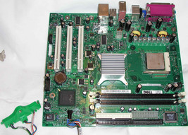 DELL E210882 AA D28751-401 MOTHERBOARD W/HEATSINK, CPU and 512MB DDR400 - £19.52 GBP