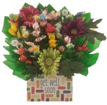 Hard Candy Bouquet gift box - Great as a Get Well Soon or Hospital gift for any  - £35.37 GBP