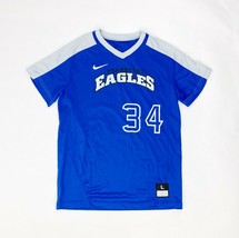 Nike Frankfort Eagles Vapor Baseball Jersey Youth Boy&#39;s Large Blue 70821... - $6.60