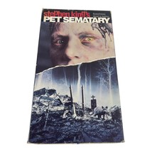 1989 Pet Sematary VHS Stephen King Horror Vintage Video Tape Movie Scary Film - £6.28 GBP