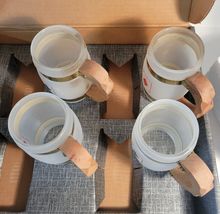 Set of 4 Siesta Ware Souvenir Beer Mugs  with Clubs, Spades, Hearts & Diamonds image 3