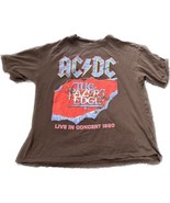 Vintage AC/DC Razor&#39;s Edge 1990 Concert Tour T-SHIRT MD Medium - $88.01 CAD