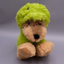 Puppy Dog Plush In Green Alligator Costume 10&quot; Stuffed Animal Halloween Terrier - £11.75 GBP