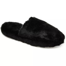 Journee Collection Women Slip On Scuff Slippers Cozey Size US 11M Black ... - £19.46 GBP