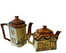 2 Vintage Keele Street Cottage Ware Tea Pot Made in England- Great Condition - £33.61 GBP