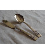 Oneida Community Coronation Sugar Spoon Shell Master Butterknife Silverp... - $10.44