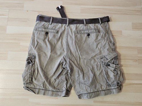 Arizona Jean Co. Cargo Shortsw/Brown Cloth Belt, Men's 38, Beige 100% Cotton Item image 7